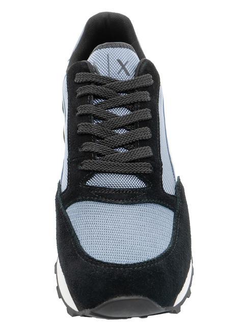 OSAKA Baskets Homme noir + bleu - Chaussures Homme