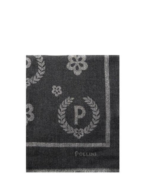 JAQUARD Écharpe fabriquée en Italie noir - Écharpes