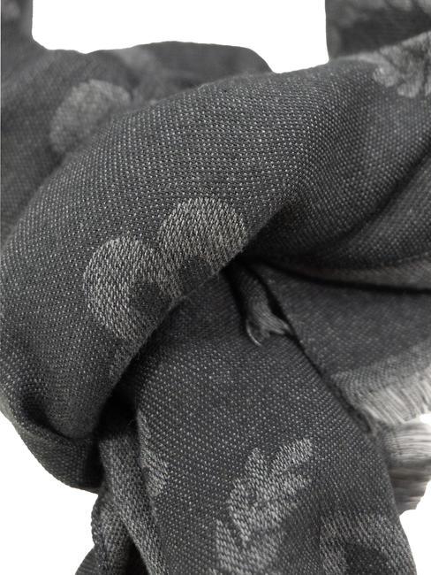 JAQUARD Écharpe fabriquée en Italie noir - Écharpes