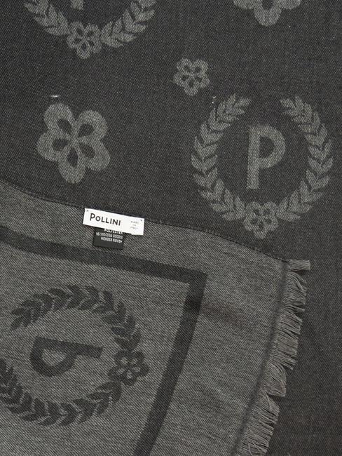 JAQUARD Écharpe fabriquée en Italie noir - Écharpes