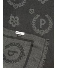 POLLINI JAQUARD Écharpe fabriquée en Italie noir - Écharpes - 5