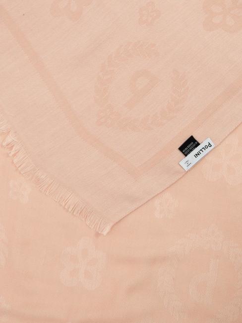 JAQUARD Écharpe fabriquée en Italie rose - Écharpes