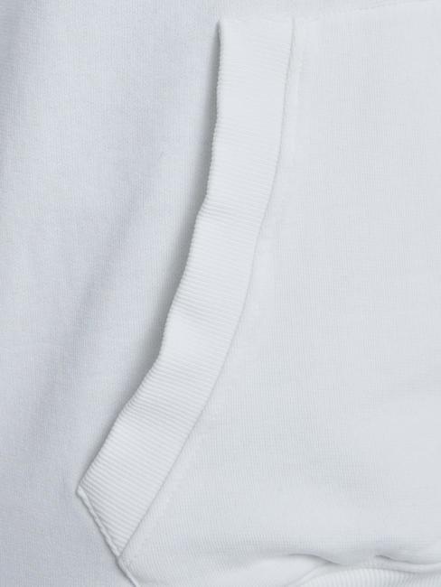 FINCH TERRY Sweat-shirt oversize avec poche et capuche blanc sel multi - Pulls molletonn&eacute;s