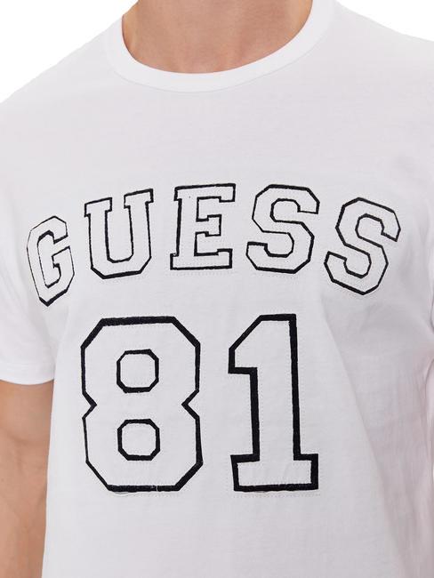 81 PATCH T-shirt en coton blanc pur - T-shirt