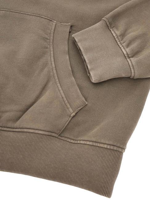 FINCH TERRY Sweat-shirt oversize avec poche et capuche ardoise taupe multi - Pulls molletonn&eacute;s