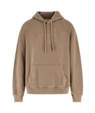 GUESS FINCH TERRY Sweat-shirt oversize avec poche et capuche ardoise taupe multi - Pulls molletonn&eacute;s - 5