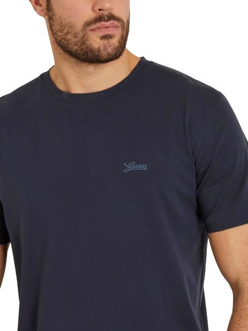 BASIC PIMA T-shirt en coton extensible smartblue - T-shirt