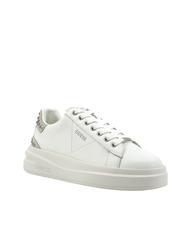 GUESS ELBINA Baskets en cuir avec clous BLANC / OUI - Chaussures Femme - 3