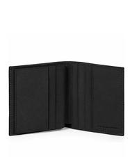 PIQUADRO BLACK SQUARE  Portefeuille vertical en cuir - Portefeuilles Homme