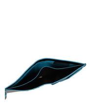 PIQUADRO BLUE SQUARE  Portefeuille en cuir avec logo m&eacute;tallique noir - Portefeuilles Homme - 4