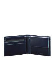 PIQUADRO BLUE SQUARE  Portefeuille moyen en cuir bleu - Portefeuilles Homme - 2