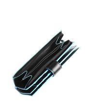 PIQUADRO Portefeuille Ligne BLUE SQUARE, en cuir, avec portemonnaie Noir - Portefeuilles Femme - 3