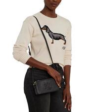 RALPH LAUREN WITLEY Portefeuille pochette avec bandouli&egrave;re noir2 - Sacs pour Femme - 6