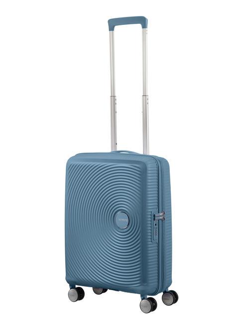 Valise Ligne SOUNDBOX, valise cabine, extensible bleu pierre - Valises cabine