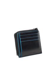 PIQUADRO BLUE SQUARE  Porte-cartes en cuir, avec zip - Portefeuilles Femme