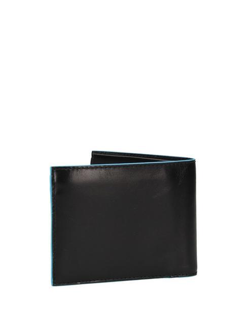 BLUE SQUARE  Portefeuille moyen en cuir noir - Portefeuilles Homme