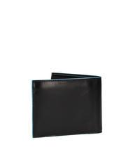 PIQUADRO BLUE SQUARE  Portefeuille moyen en cuir noir - Portefeuilles Homme - 3