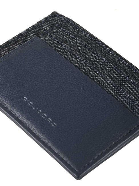 P16  Porte-carte plat CHEVRON BLEU - Portefeuilles Homme