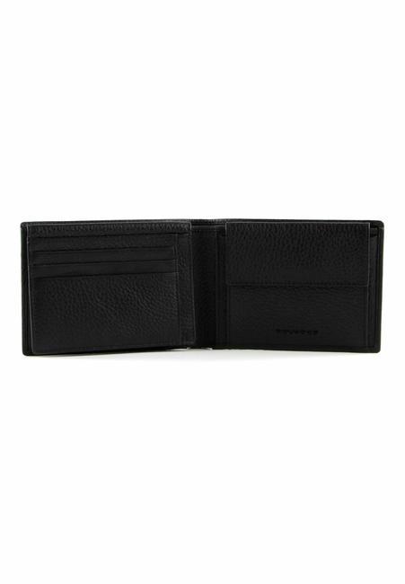 MODUS SPECIAL Portefeuille en cuir grainé Noir - Portefeuilles Homme