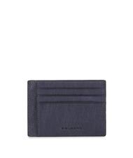 PIQUADRO BLACK SQUARE Porte-cartes plat en cuir - Portefeuilles Homme