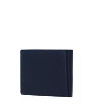 PIQUADRO MODUS RESTYLING Porte-feuille en cuire bleu - Portefeuilles Homme - 4