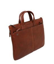 PIQUADRO BLACK SQUARE  Mallette PC 15", extensible cuir - Porte Documents Travail - 3