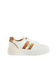 ALVIERO MARTINI PRIMA CLASSE GEO METALLIC LOGO Baskets &agrave; plateforme blanc - Chaussures Femme - 2