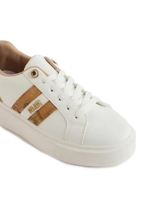 GEO METALLIC LOGO Baskets &agrave; plateforme blanc - Chaussures Femme