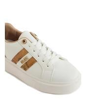 ALVIERO MARTINI PRIMA CLASSE GEO METALLIC LOGO Baskets &agrave; plateforme blanc - Chaussures Femme - 4