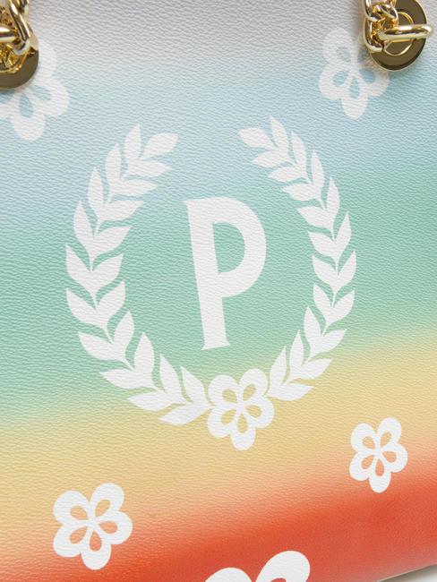 HERITAGE  Sac shopping avec imprimé intégral Ivoire / lac - Sacs pour Femme