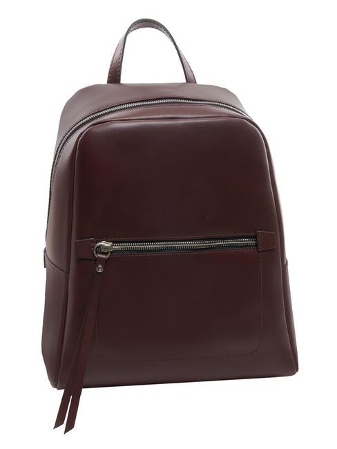 SMOOTH  Sac &agrave; dos en cuir oxblood - Sacs pour Femme