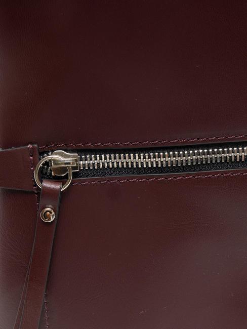 SMOOTH  Sac &agrave; dos en cuir oxblood - Sacs pour Femme