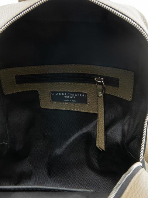 GC Sac à dos en cuir martelé vert guam - Sacs pour Femme