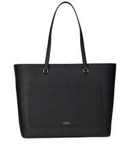 RALPH LAUREN KARLY  Grand sac cabas en cuir NOIR - Sacs pour Femme - 3