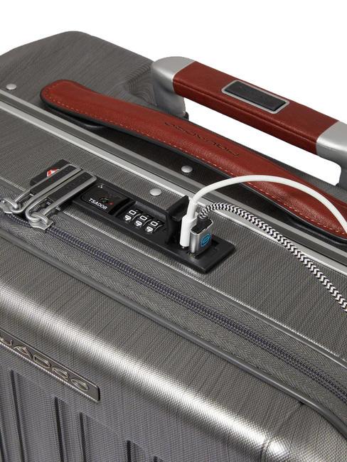 PQ-LIGHT CON FRAME Chariot pilote avec support PC 15,6" ner / cuo - Pilot case et Sacs ordinateur &agrave; roulettes