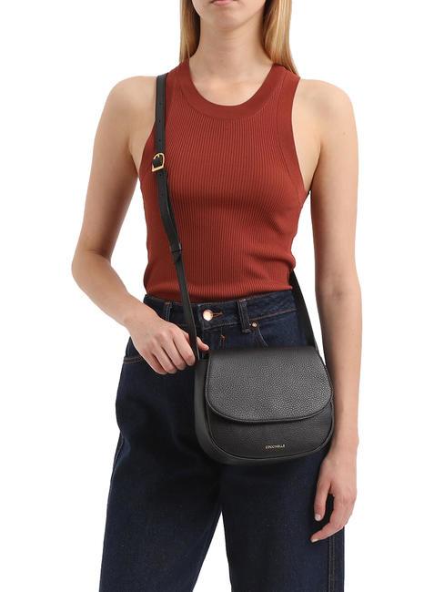 CHERRY Mini sac port&eacute; &eacute;paule en cuir dahlia - Sacs pour Femme