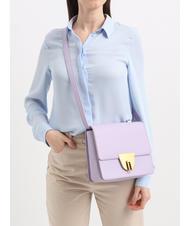 COCCINELLE NICO Petit sac bandoulière en cuir lav./lav. - Sacs pour Femme - 4