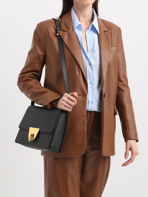 NICO Petit sac bandoulière en cuir lait de coco - Sacs pour Femme