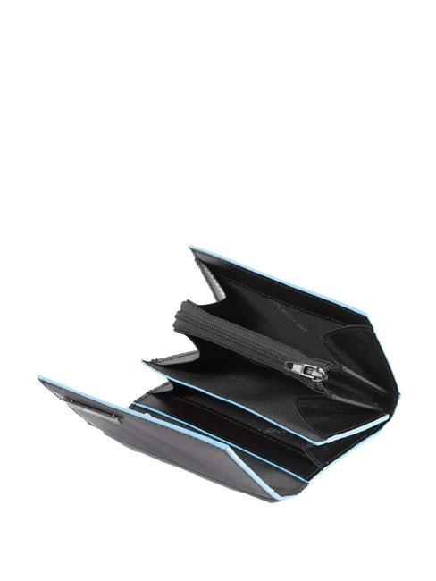 CAMPIONARIO - BLSQ Portefeuille compact en cuir noir - Portefeuilles Homme