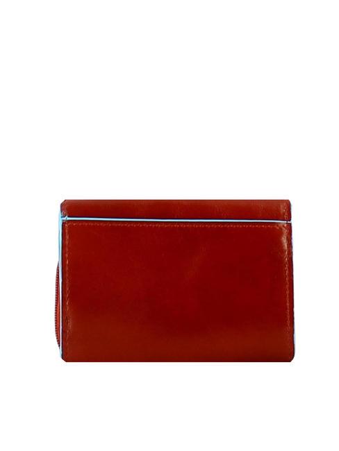 CAMPIONARIO - BLSQ Portefeuille compact en cuir orange - Portefeuilles Homme