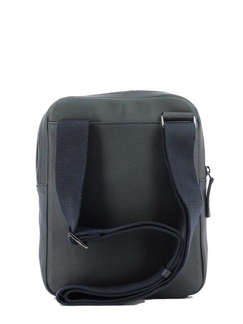 CAMPIONARIO - DAVID Sac &agrave; bandouli&egrave;re en cuir pour iPad bleu - Sacs en Bandouli&egrave;res pour Homme