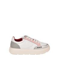LOVE MOSCHINO BOLD 40 MIX Baskets bia/arg/cip/gri - Chaussures Femme - 2