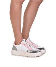 LOVE MOSCHINO BOLD 40 MIX Baskets bia/arg/cip/gri - Chaussures Femme - 6