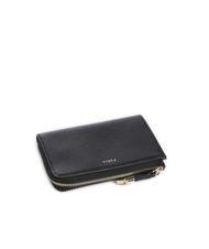 FURLA GOCCIA Porte-cartes en cuir avec zip Noir - Portefeuilles Femme - 4