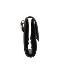 FURLA GOCCIA Portefeuille à deux volets en cuir moyen Noir - Portefeuilles Femme - 3