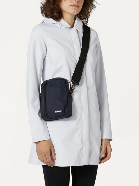 BARBITON Sac en nylon profondeur bleue - Sacs en Bandoulières pour Homme