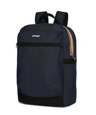 KWAY LAON Sac &agrave; dos en nylon profondeur bleue - Sacs &agrave; dos pour l'&Eacute;cole & les Loisirs - 2