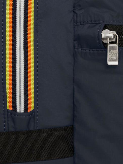 LAON Sac &agrave; dos en nylon profondeur bleue - Sacs &agrave; dos pour l'&Eacute;cole & les Loisirs