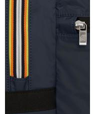 KWAY LAON Sac &agrave; dos en nylon profondeur bleue - Sacs &agrave; dos pour l'&Eacute;cole & les Loisirs - 3