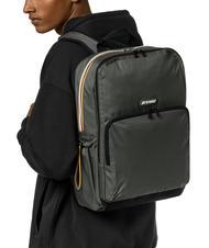 KWAY GIZY Sac à dos en nylon pour ordinateur portable 15" vert noirâtre - Sacs à dos pour ordinateur portable - 4